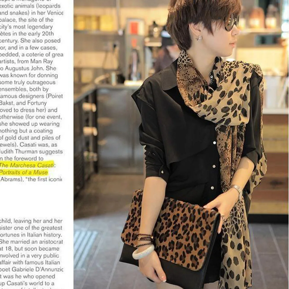 

Hot 1PC Square Scarf Leopard Hair Tie Band For Women Elegant Business Print Neck Silk Satin female Scarf Dropship free-shipping