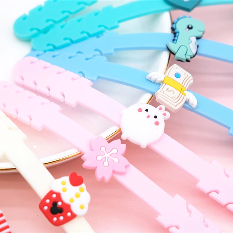

5/10PCS Reusable Cartoon Mask Ear Hook Face Mask Ear Saver Ear Grips Silicone Mask Buckle gancho de correa para mascara