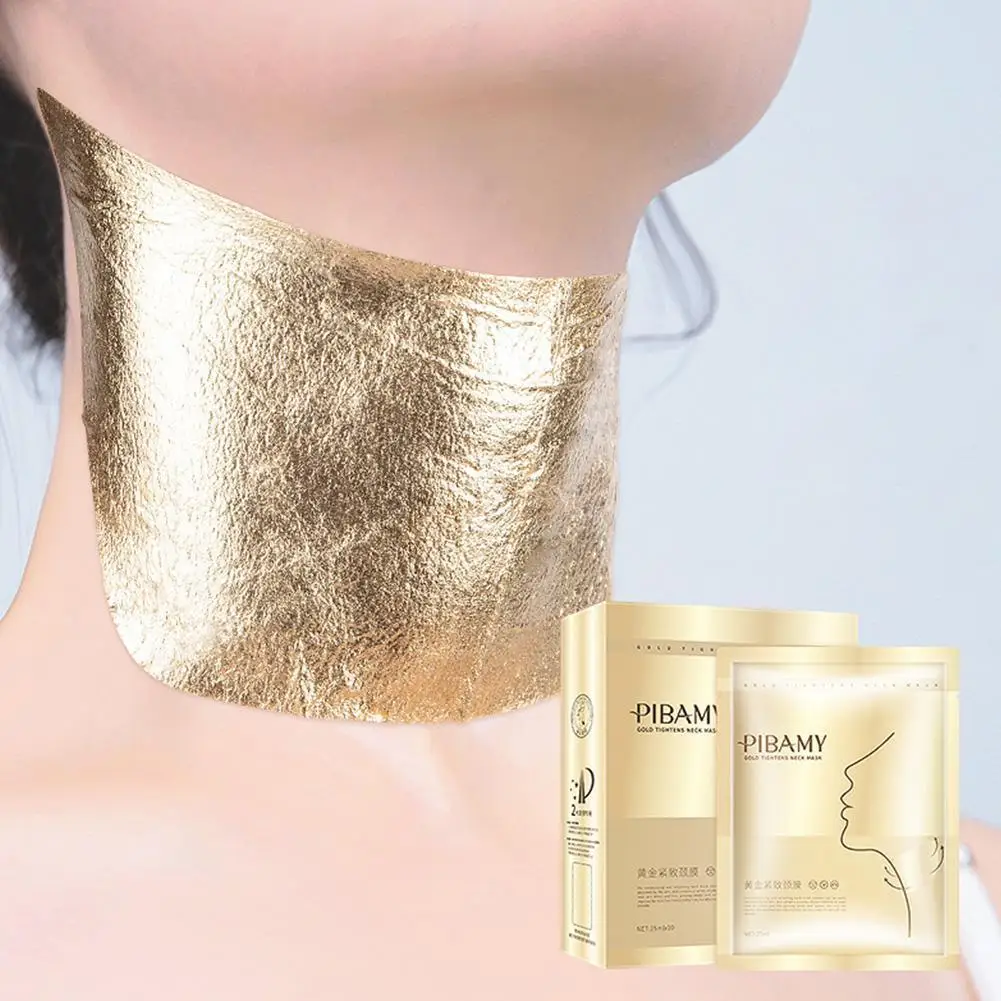 

10Pcs Golden Neck Mask Niacinamide Light Line Lifting Moisturizing Light Fine Line Anti-aging Moisturizing Skin Care Products