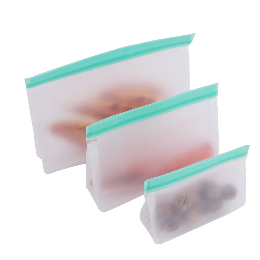 Многоразовый пакет для хранения пищевых продуктов PEVA улучшенный герметичный