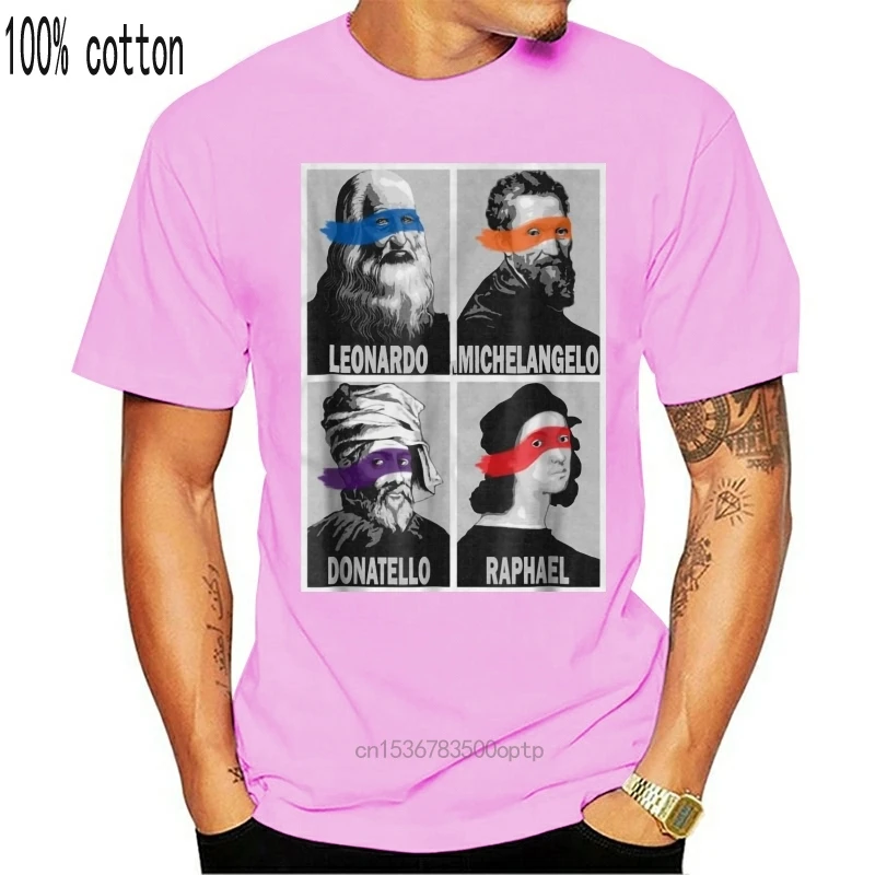 Мужская футболка с коротким рукавом от бренда Leonardo Микеланджело Донателло