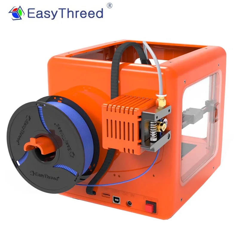 EasyThreed FDM Mini 3D Printer with Screen Desktop Assembled 3D Printing For Kids Children Gift Support WIFI Mobile APP Control