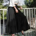 Брюки ZANZEA женские с широкими штанинами, модные однотонные повседневные брюки с эластичным поясом, с оборками, в стиле палаццо, большие размеры, 2021