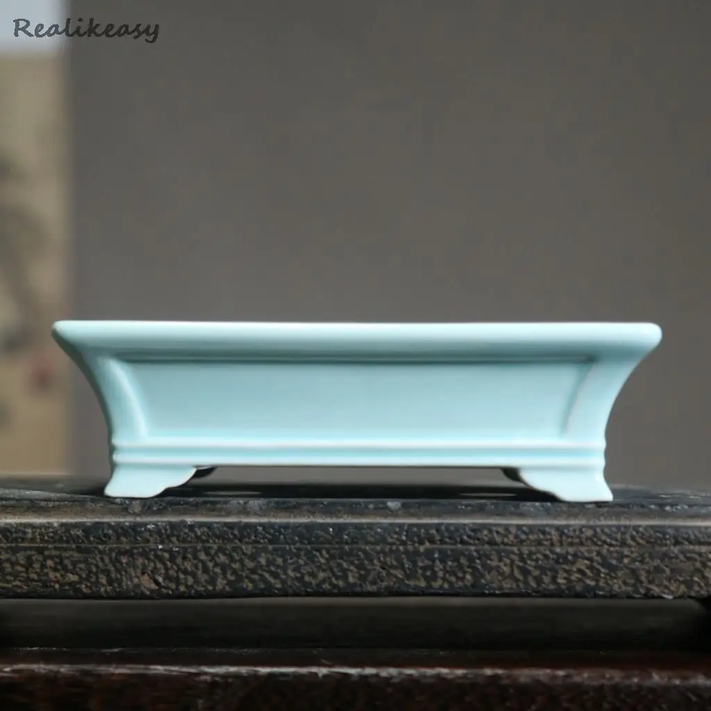 Пурпурные песочные цветочные горшки Керамические домашние настольные украшения