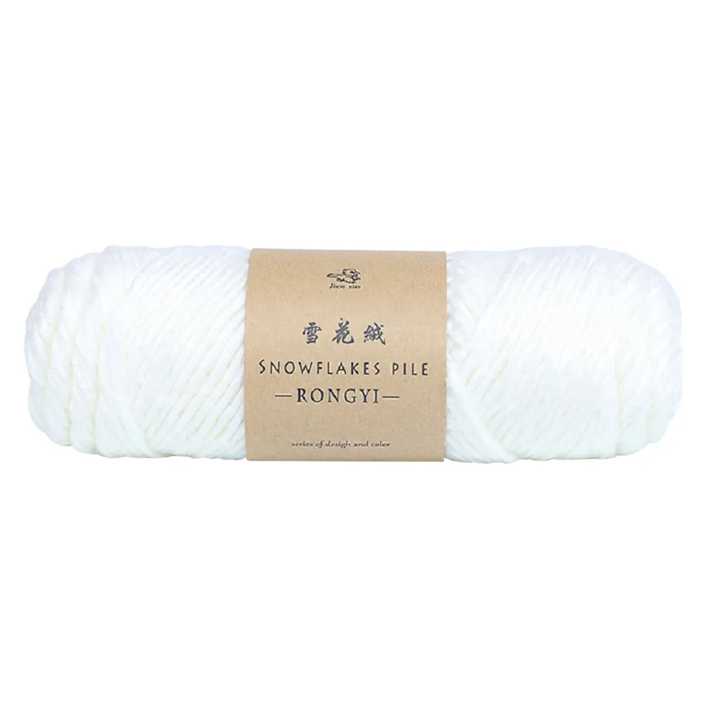 Snowflake Scarf Line Diy Crochet Thick Wool Sweater Baby Lover Cotton household convenient DIY handle Yarn wool group | Дом и сад