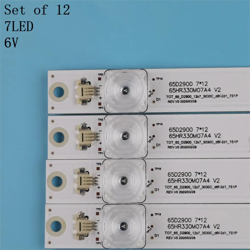 Светодиодный подсветка полосы 7 лампы для TCL 65A730U TOT 65D2900 12X7 3030 4C LB6507 YH04J|Подвесные