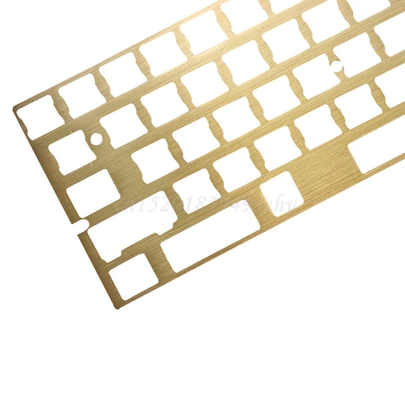 

Mechanical Keyboard CNC 60 Brass Drawing Concurrence Positioning Plate Support ISO ANSI for GH60 Pcb 60% Keyboard DIY