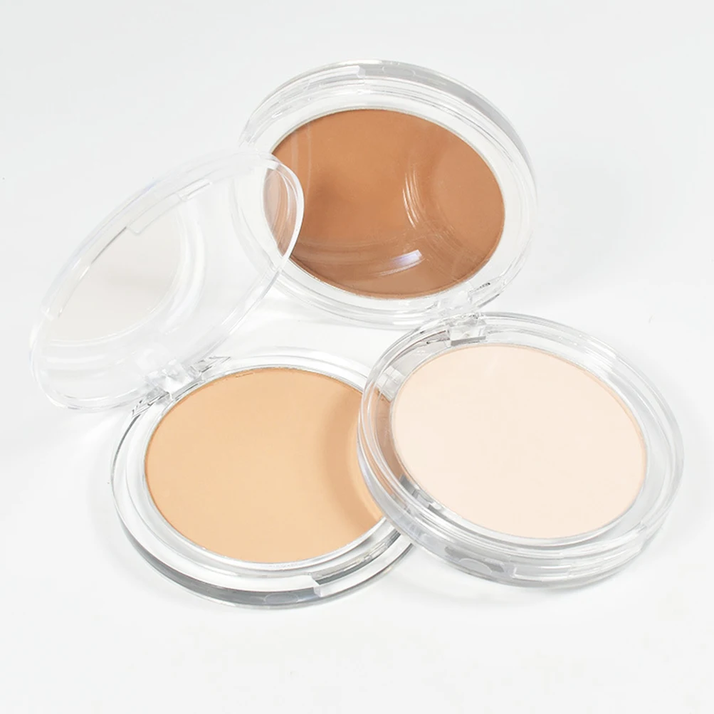 8 Colors Pressed Powder Private Label Cosmetics Crystal Clear Shell Bronzer Powder Contour Palette Face Makeup Concealer No Logo