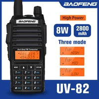Baofeng UV-82 Portable Radio Real Walkie Talkie UV82 Dual Band VHF UHF 136-174 400-480MHz Two Way Radio UV-82 Ham Radio