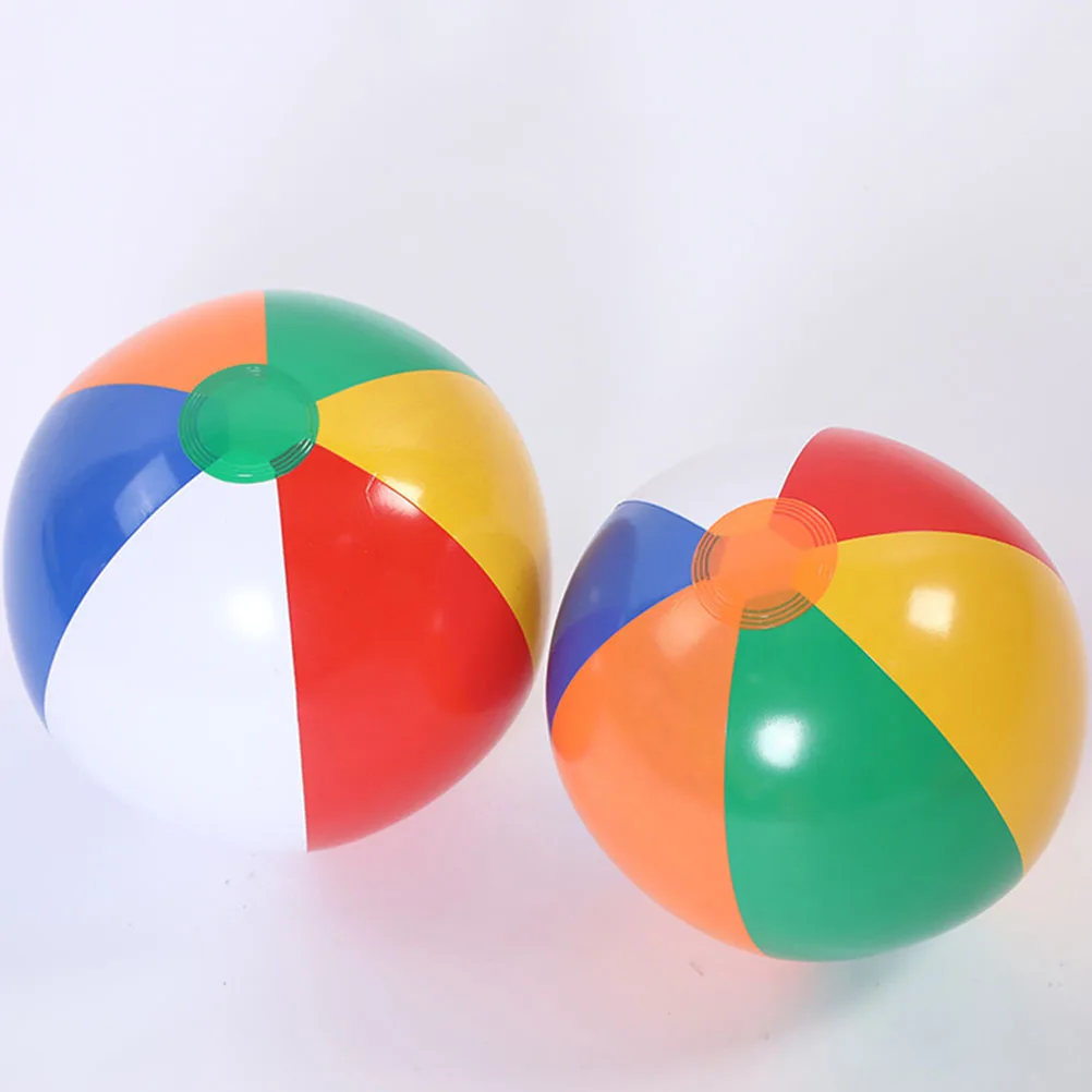 

12pcs Inflatable Beach Ball Pool Summer Water Toy Interactive Toys Random Color