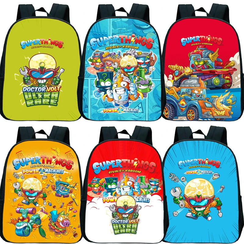 Super Zings-mochila Escolar para ni&ntilde;os peque&ntilde;os, morral Escolar de dibujos animados en 3D para ni&ntilde;os y ni&ntilde;as, libro para estudiantes, regalo para ni&ntilde;os-0