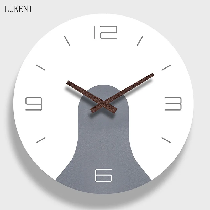 Настенные часы с белым абстрактным рисунком украшение для спальни/гостиной