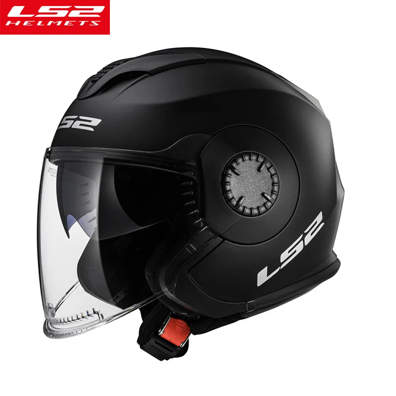 LS2 OF570 винтажный мотоциклетный шлем с двумя объективами скутер vespa для мужчин и