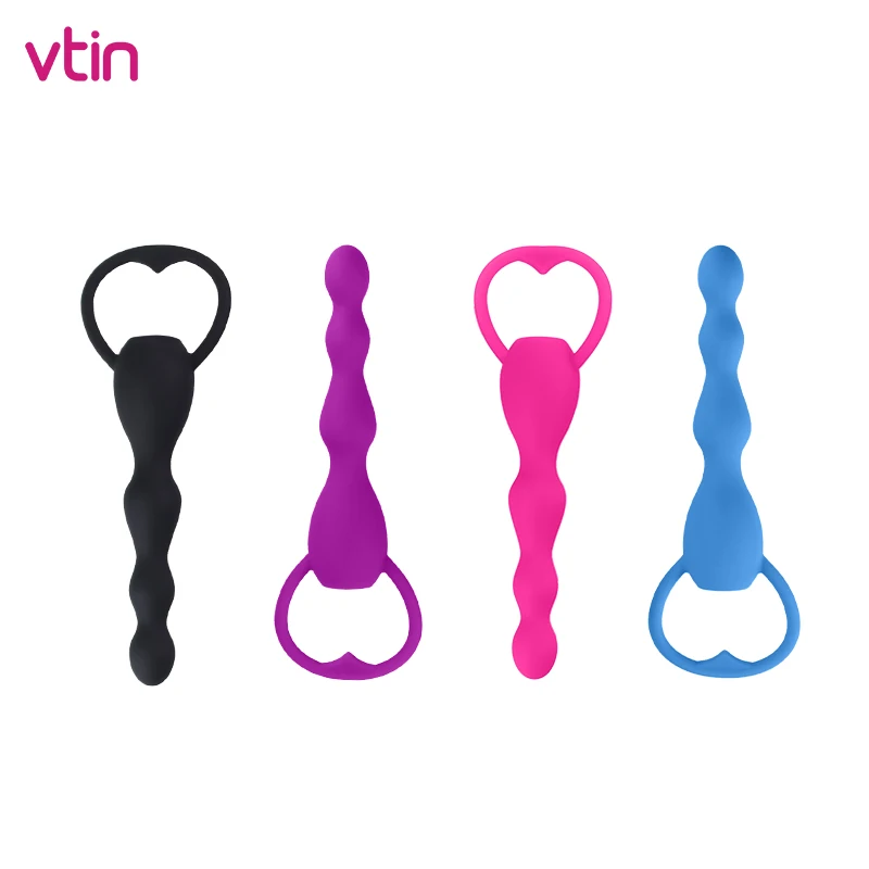 Силиконовая Анальная пробка массажер простаты туннель секс магазин игрушки для