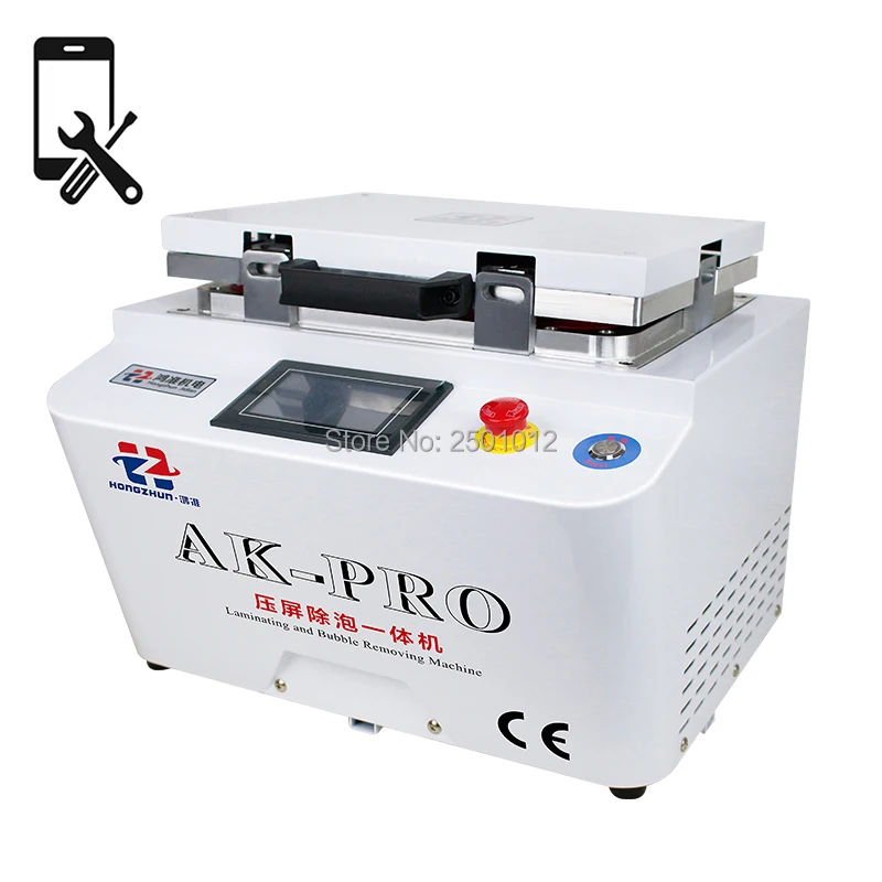 Новая машина для удаления пузырьков AK PRO OCA ламинирования ремонта ЖК экрана