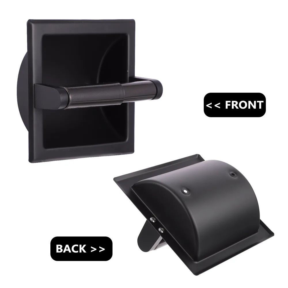 

Creative Roll Paper Stand Practical Paper Holder Embedded-in Tissue Rack