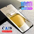 3 шт. 100D закаленное стекло для Huawei P50 Pro защитное стекло Гидрогелевая пленка 3D на Hauwei P50 Pro P 50 Pro P50Pro защита для экрана