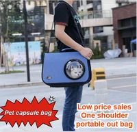 cat bag out portable summer pet cat cage space capsule cat bag messenger backpack portable cat carrying supplies