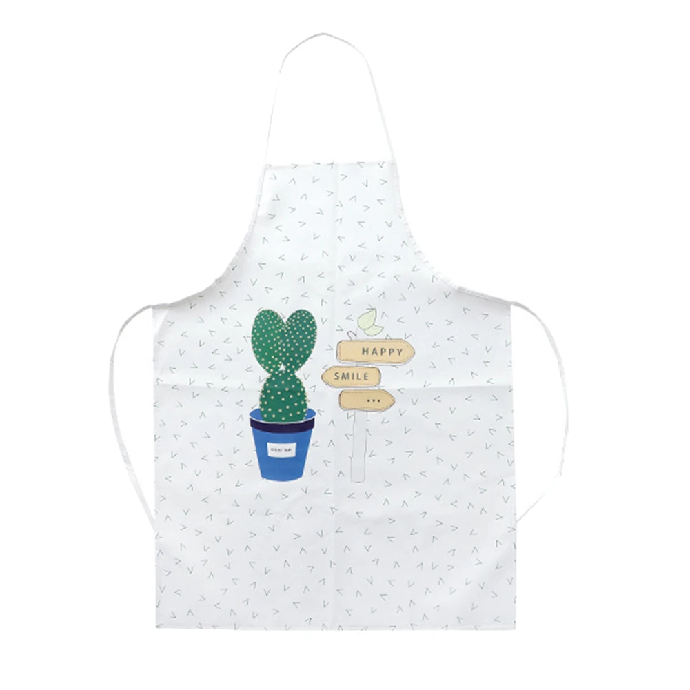 

Kitchen Apron Nordic Style PU Cartoon Pattern Bakery Home Apron K9Store