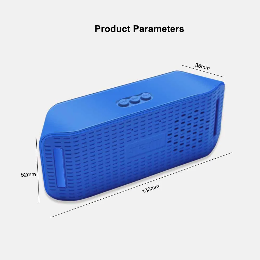 Мини беспроводные автомобильные динамики bluetooth водонепроницаемые USB FM радио