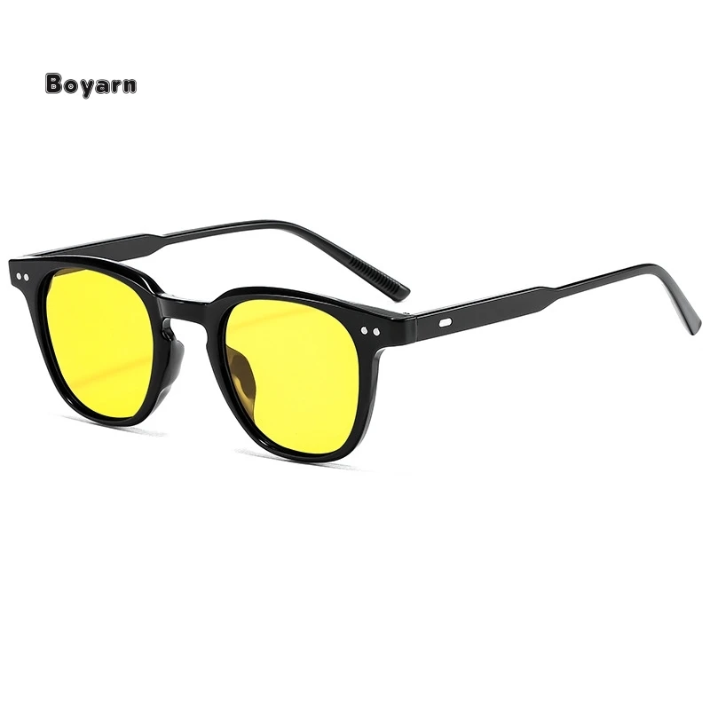

Boyarn Edition Small Nail Sunglasses Ins Street Snap New Tide Restoring Ancient Ways People Sun Glasses Women UV400 Plasticye