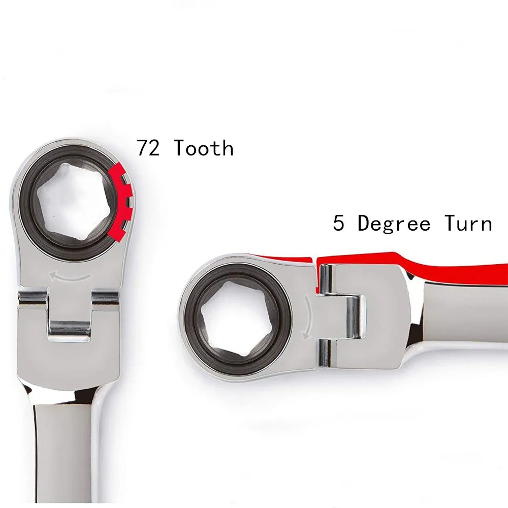 Набор гаечных ключей с храповым механизмом универсальные гаечные ключи