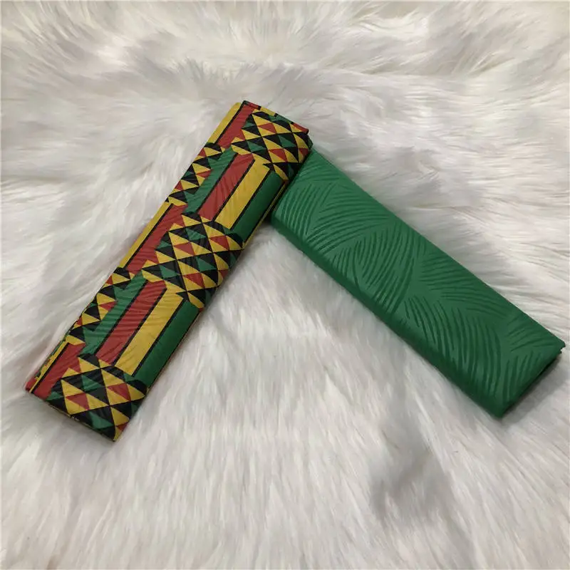 31 Полиэстер воск нигерийский Анкара Kente Ткань Chitenge Ghana воск для платья Африканский Kitenge принт ткань для ткани в 2+ 2 ярдов AW30 - Цвет: 31