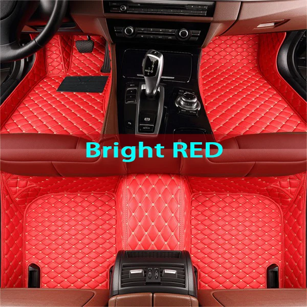 Bright Red Sunny Fox автомобильные коврики для Volvo C30 S60L S80L V40 V60 XC60 XC90 5D автомобильный Стайлинг сверхмощный ковер напольный вкладыш - Название цвета: Bright Red