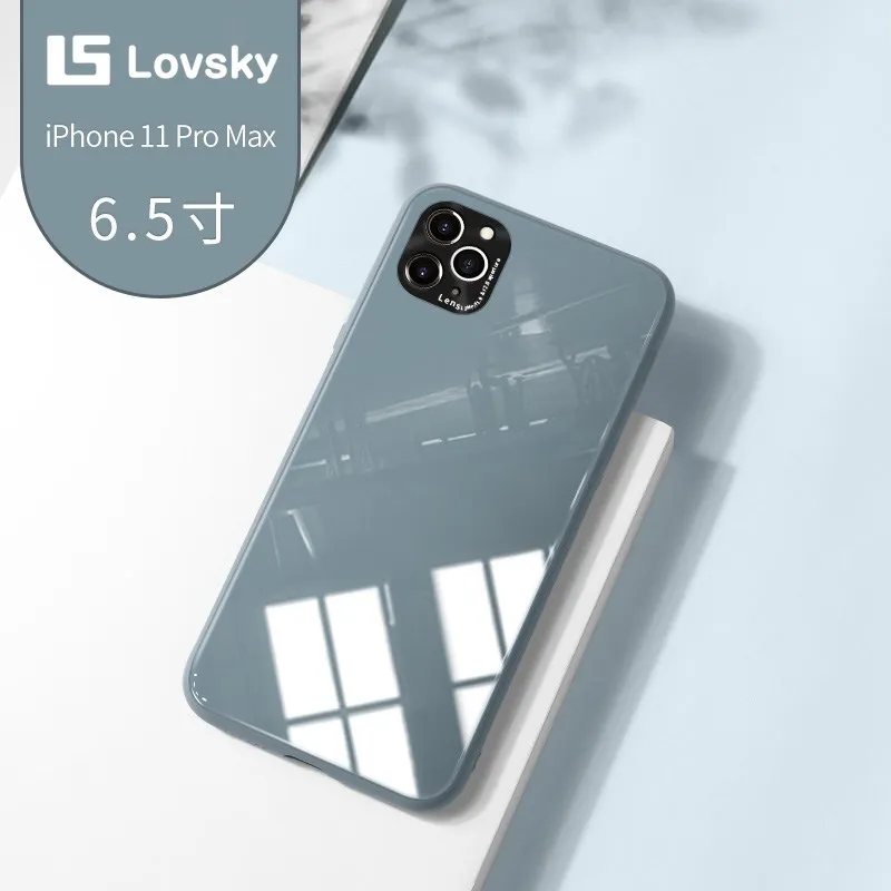 Чехол для iPhone 11 Pro Max 7 8 Plus XS XR XSMAX SE 2020 закаленное стекло | Мобильные телефоны и