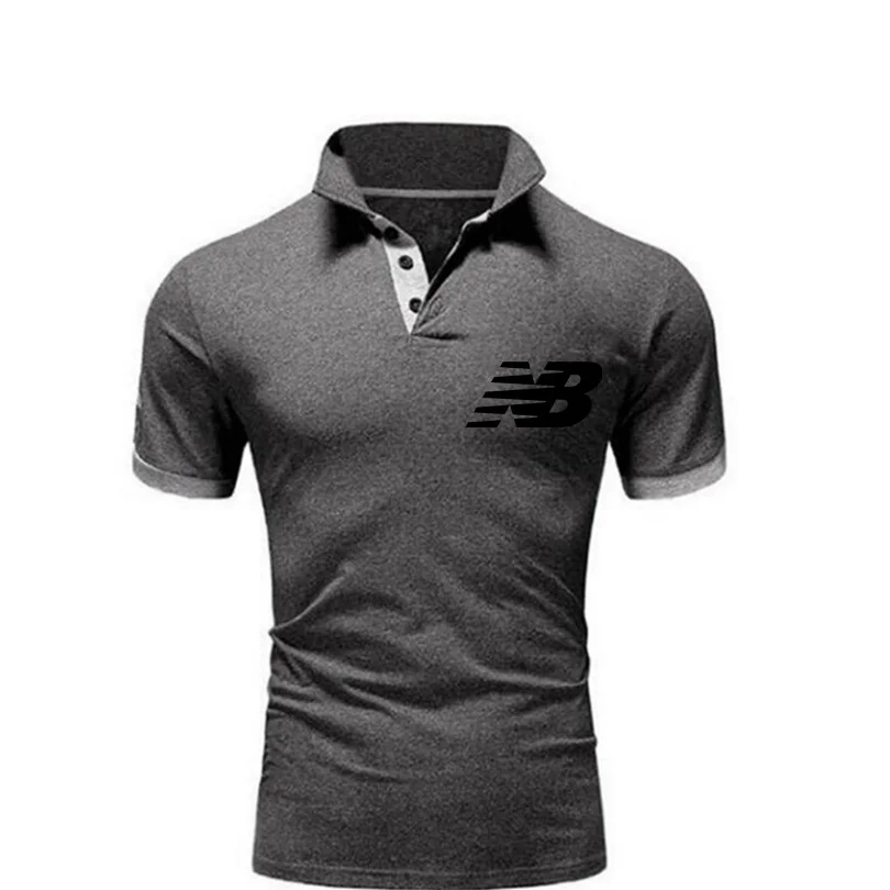 

2021 new summer breathable golf high quality fashion men's Polo shirt leisure business short sleeve social men's shirt