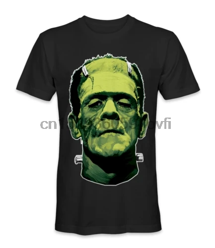 Футболка с изображением лица Франкенштейна|Мужские футболки| |
