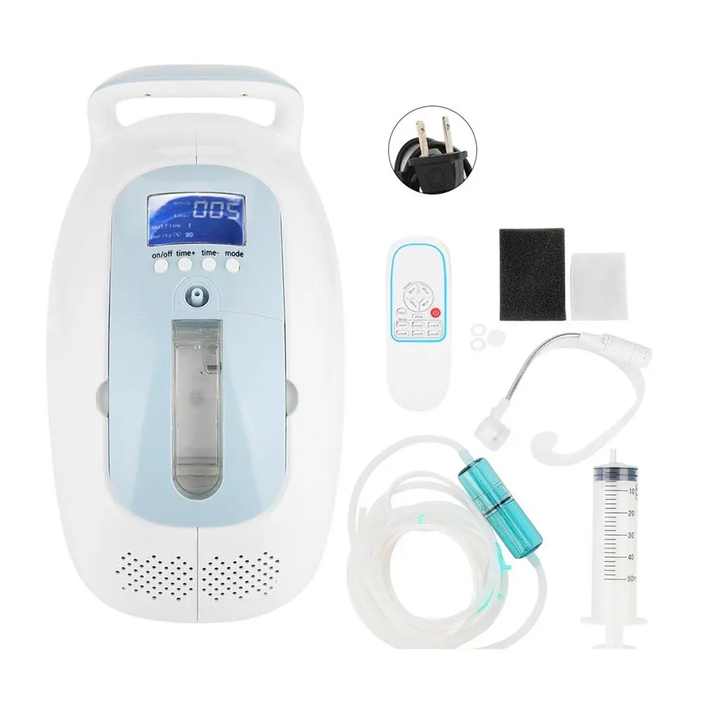 

Portable 90% Purity Oxygen Machine Oxygen Concentrator 1-5L Flow Oxygen Generator Concentration Oxygen Inhalation Machine