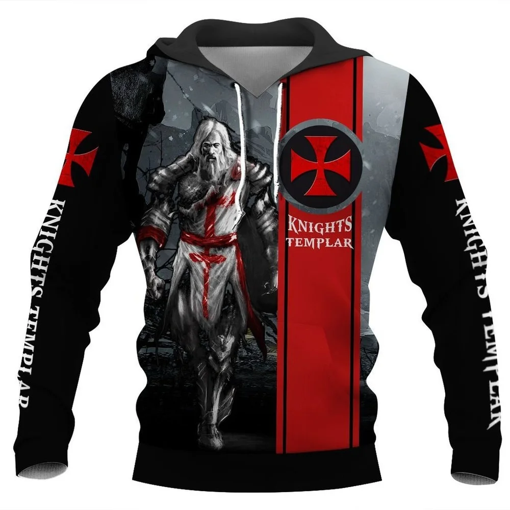 

CLOOCL Popular Knights Templar Armor Hoodie 3D All Over Printed Long Sleeve Hooded Casual Pullover Cosplay Clothing Hoodie