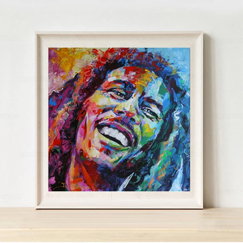 Боб Марли Холст Картина плакаты-портреты и принты настенные картины для гостиной