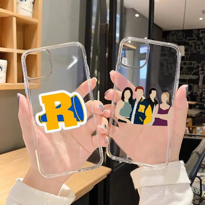 

American TV Riverdale Southside Serpents Phone Case For iphone 13 12 11 8 7 plus mini x xs xr pro max Transparent soft
