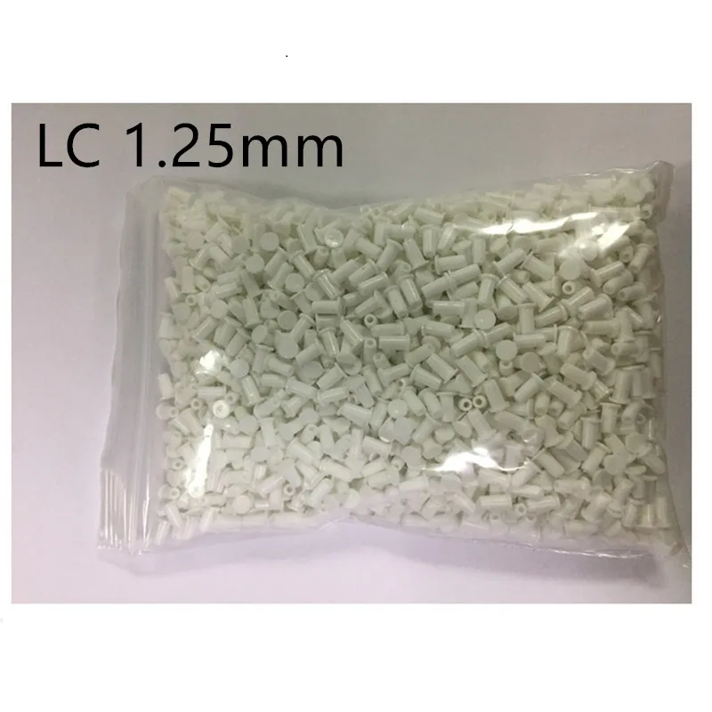 2000pcs LC 1.25mm SC LC FC ST Разъем пылезащитный колпачок 2000 шт. волоконно-оптический кабель пылезащитный колпачок адаптер - Color: 2000pcs LC 1.25mm