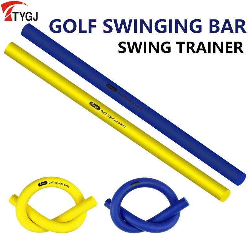 TTYGJ Indoor Solf Golf Multi-functional Swing Aid Golf Power Stick Swing Trainer Soft Baton Training Power Whip Foam Swing Stick
