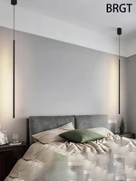 modern led pendant light blackgold creative chandelier lamp for dining room kitchen bedside lights bedroom hanging lighting