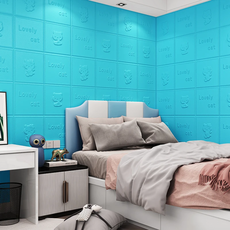 

3D Wall Sticker StereoChildren's Room Decoration Cartoon Stickers Wallpaper Self-adhesive Waterproof DIY Living Room Decoration