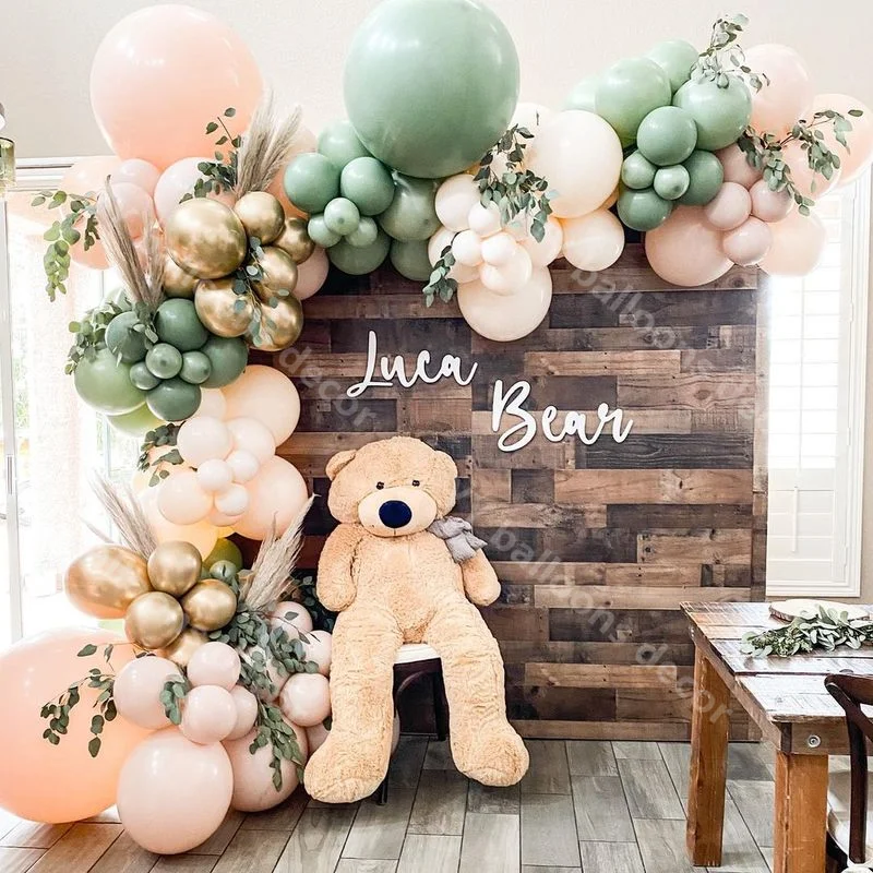 

Retro Skin Balloons Garland Arch Globos DIY Baby Shower Macaron Orange Birthday Party Wedding Anniversary Decoratio Toy Backdrop