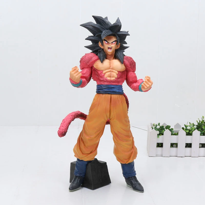 1 in bag 26 см Dragon ball Z фигурка MSP Master Stars Piece Vegeta Trunks vegetto Сон Гоку черный шоколад ГОКу ПВХ фигурка игрушка - Цвет: 1 in bag