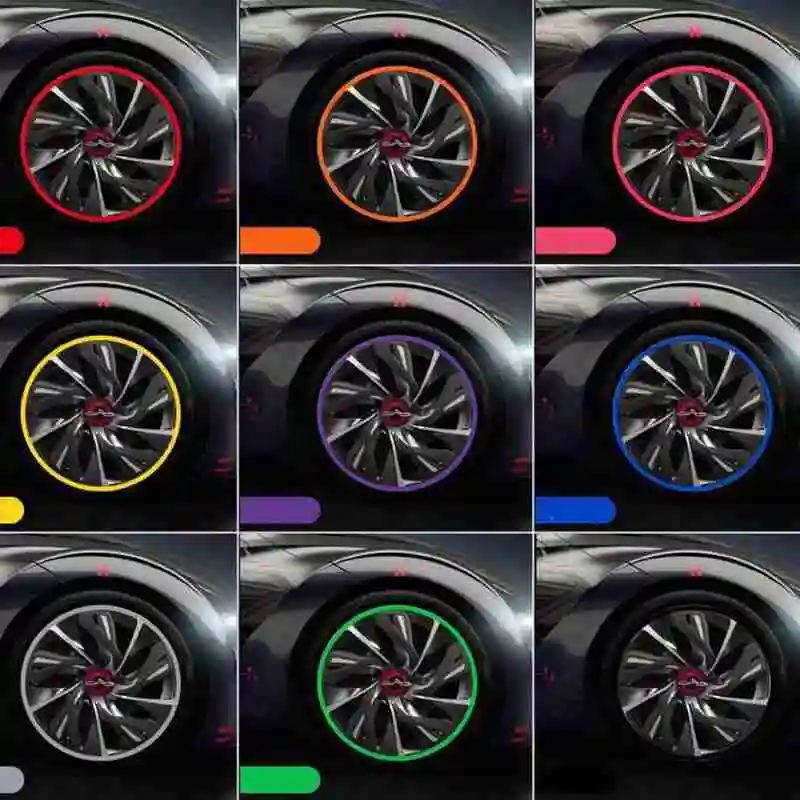 8 м Универсальный Автомобильный обод защиты полоска Колесо протектора края яркая