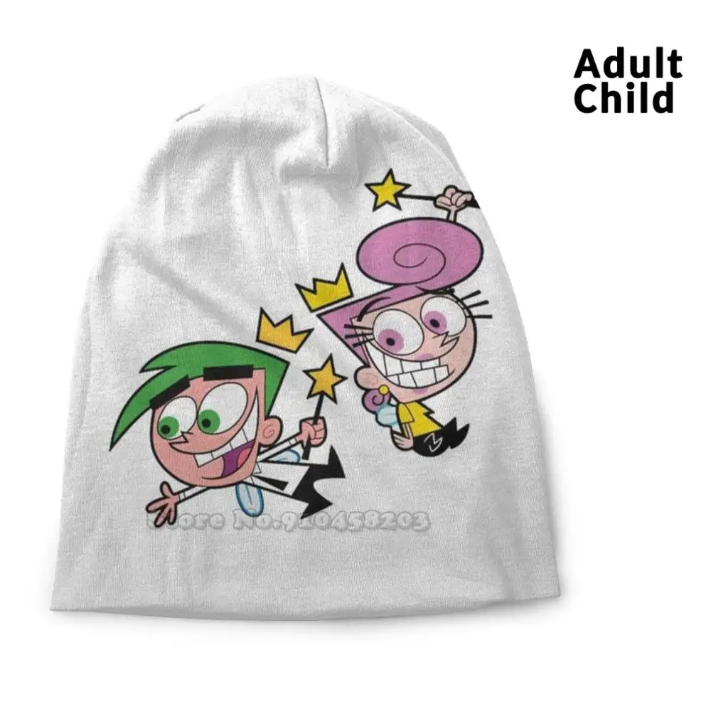 

Magic Godfathers Spring And Autumn Unisex Beanie Knitted Hat Cartoon Child Magic Godfather