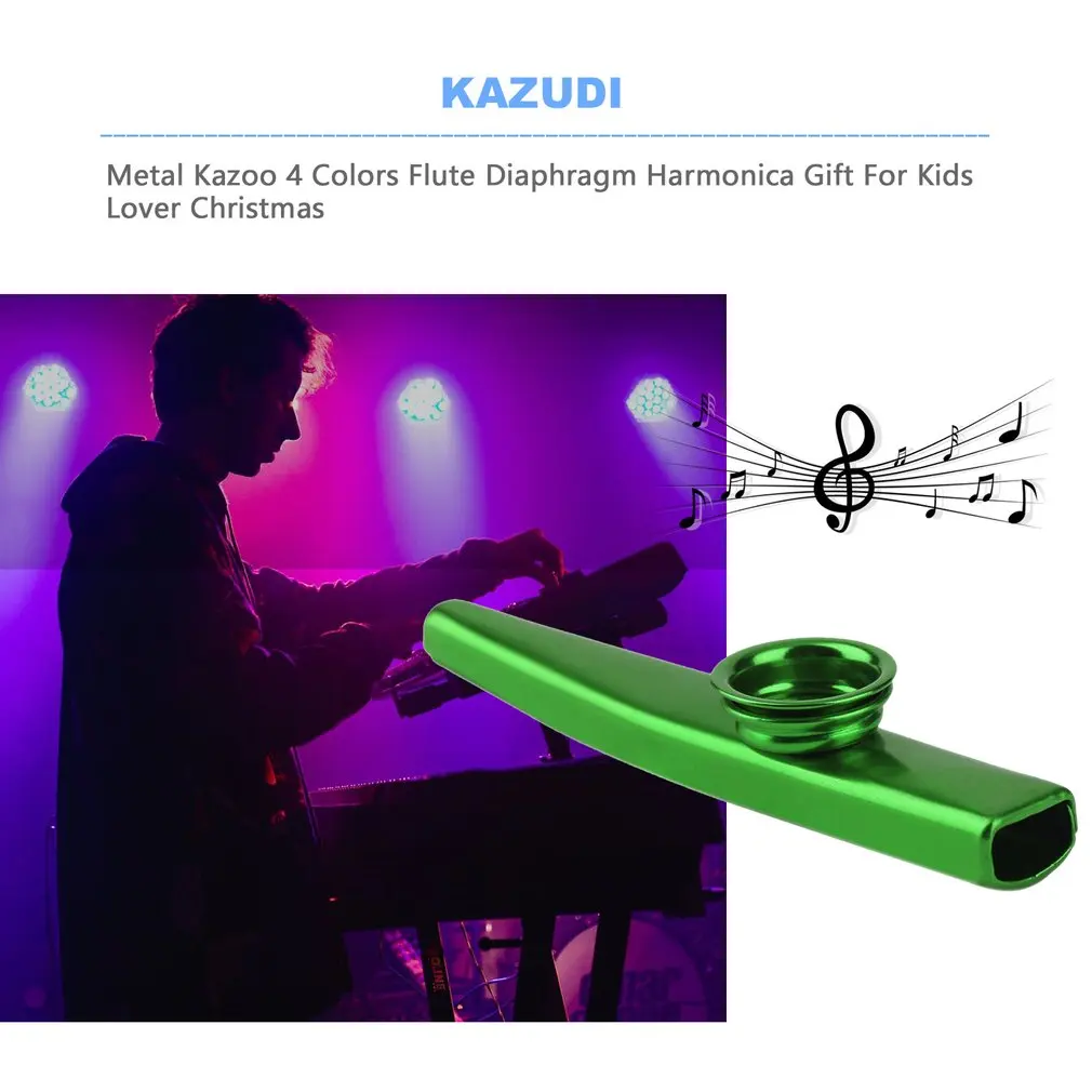 Гармошка Orff world металлический казу ICA Mouth Flute подарок для детской вечеринки