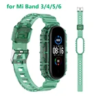 Зеленый ремешок MI BAND 6 для Xiaomi Mi Band 5, сменный ремешок из ТПУ для mi band 4 3, спортивный браслет MI BAND 5, модный ремешок
