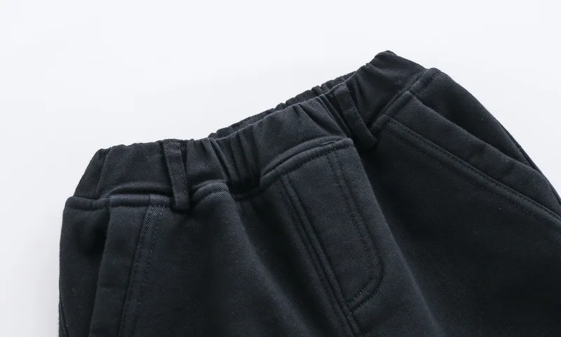 

Winter Plush Thickening Boy Trousers Warm Pants For Boys Sweatpants Cotton Long Trousers Elastic Waist Casual Pants