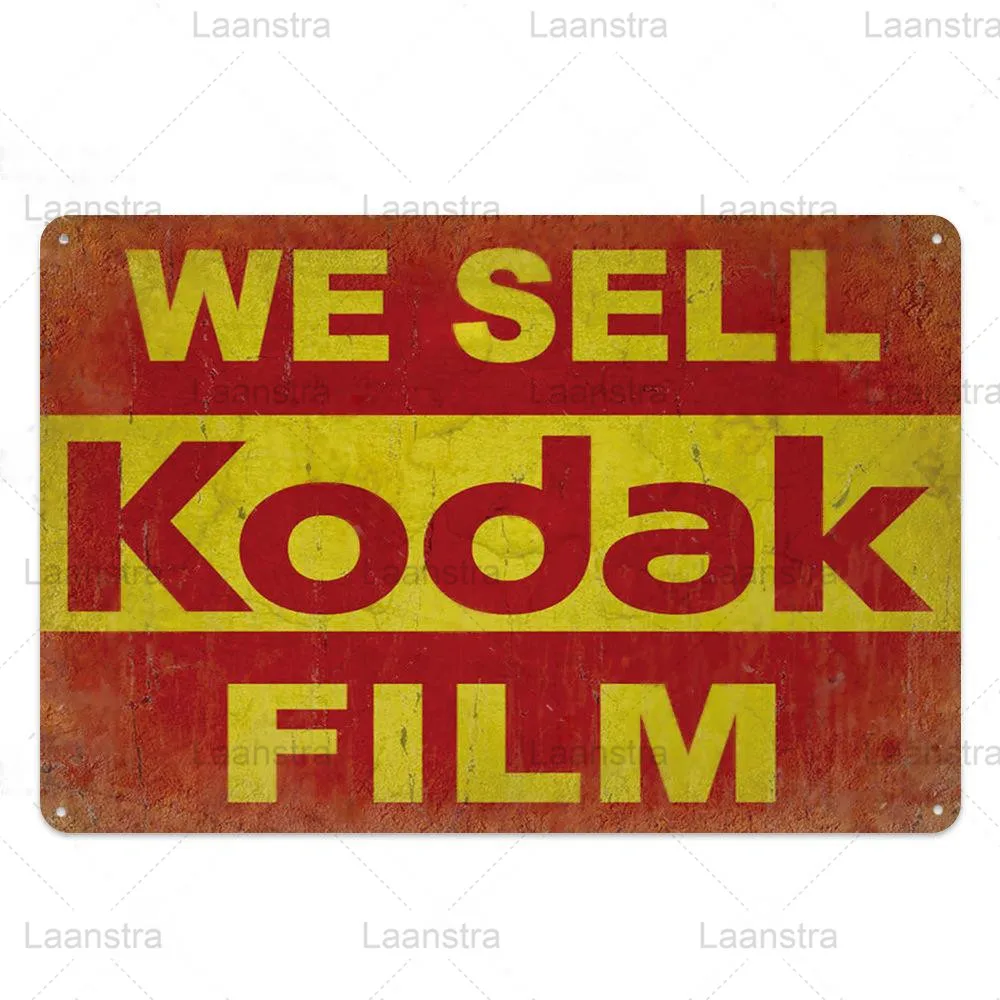 Металлическая жестяная вывеска Классическая Ретро Kodak пленочные Винтаж постер