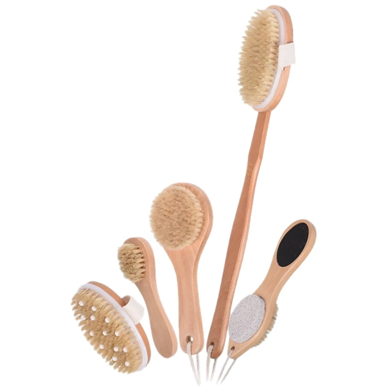 Горячая Распродажа щетка для ухода за сухой кожей-Съемная деталь с нескользящей