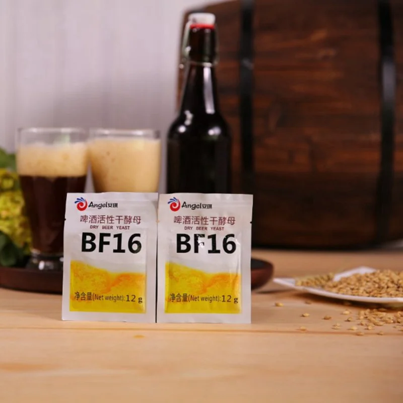 Активные сухие пивные дрожжи Bf16 12 г сырье освежающее/домашнее пивоваренное