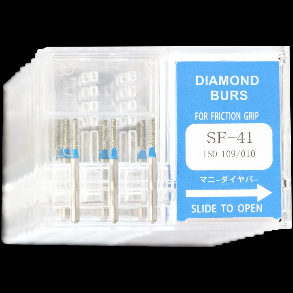 10 упаковок зубные алмазные Буры искусственная полировка фотоинструменты